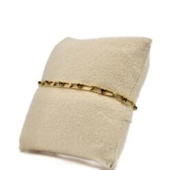 Bracelet Maille En Or Jaune Et Saphir -Castafiore Boutique bracelet maille en or jaune et saphir 279306