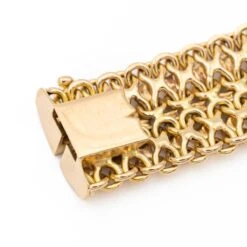 Bracelet Maille Fantaisie En Or Jaune -Castafiore Boutique bracelet maille fantaisie en or jaune 745196
