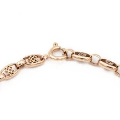 Bracelet Maille Filigrane En Or Rose -Castafiore Boutique bracelet maille filigrane en or rose 305840