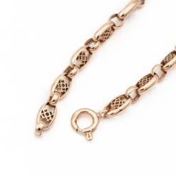 Bracelet Maille Filigrane En Or Rose -Castafiore Boutique bracelet maille filigrane en or rose 838562