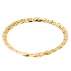 Bracelet Maille Haricot En Or Jaune -Castafiore Boutique bracelet maille haricot or jaune 757564