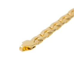 Bracelet Maille Haricot En Or Jaune -Castafiore Boutique bracelet maille haricot or jaune 783230