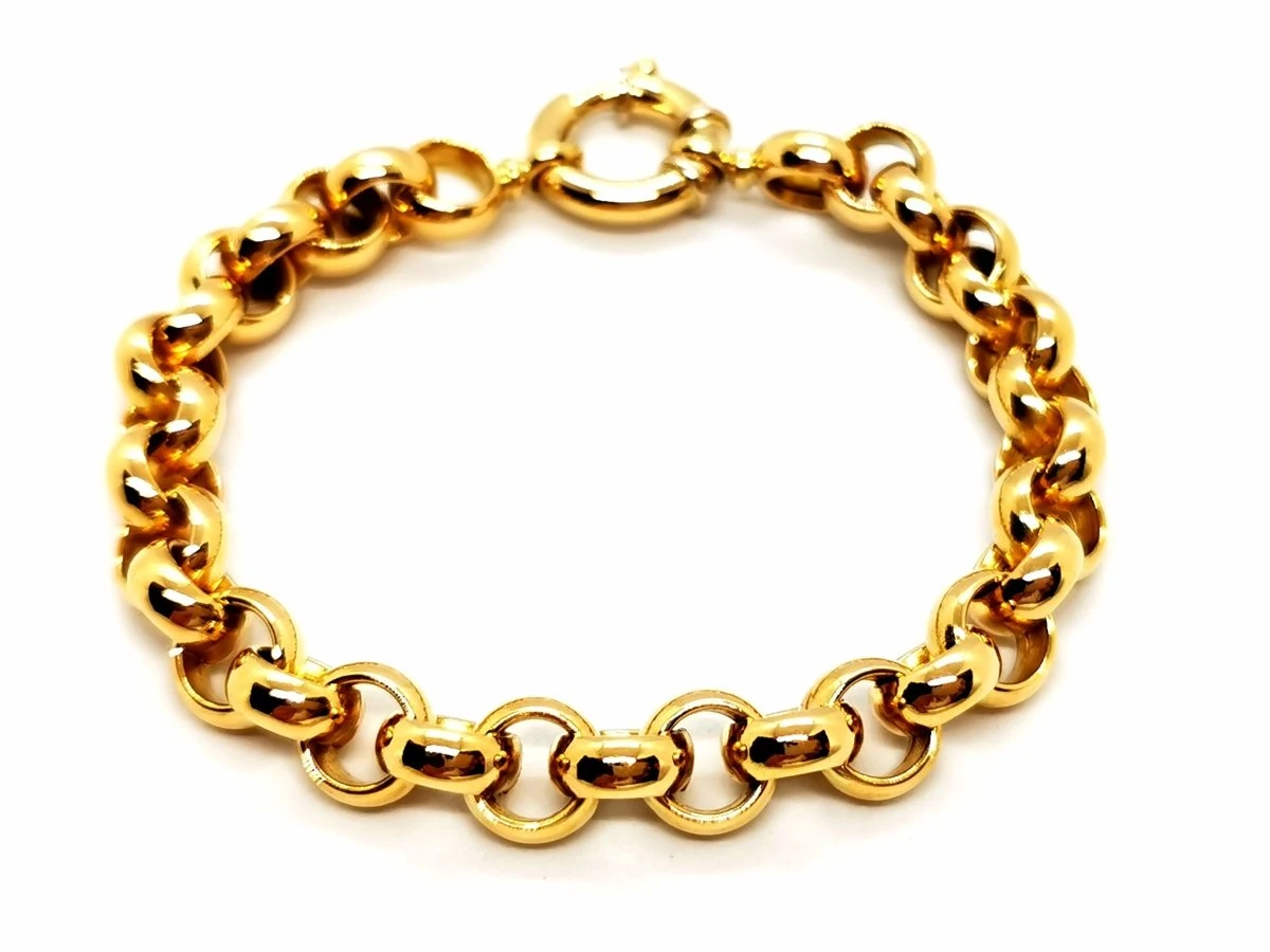 Bracelet Maille Jaseron En Or Jaune 1 Bracelet Maille Jaseron En Or Jaune