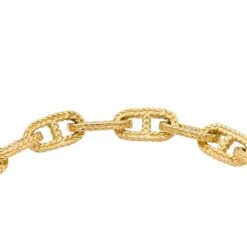 Bracelet Maille Marine CAPLAIN SAINT ANDRÉ En Or Jaune Et Saphir -Castafiore Boutique bracelet maille marine caplain saint andre en or jaune et saphir 304175