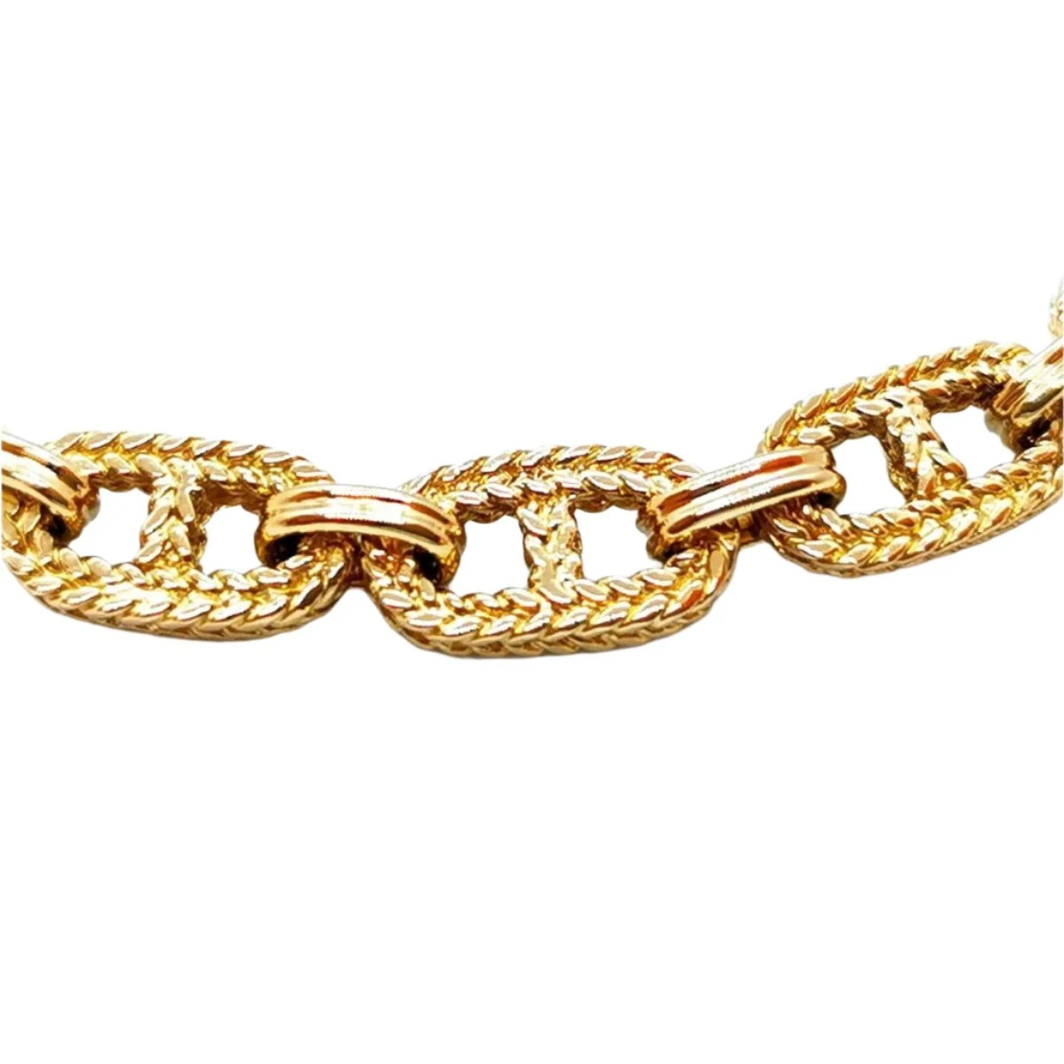 Bracelet Maille Marine En Or Jaune 2 Bracelet Maille Marine En Or Jaune – Image 2