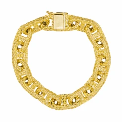 Bracelet Maille En Or Jaune
