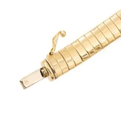 Bracelet Maille Oméga En Or Jaune -Castafiore Boutique bracelet maille omega en or jaune 508206