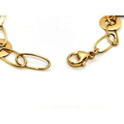 Bracelet Maille Ovale Breloques Océan En Or Jaune Et Nacre -Castafiore Boutique bracelet maille ovale breloques ocean en or jaune et nacre 678782