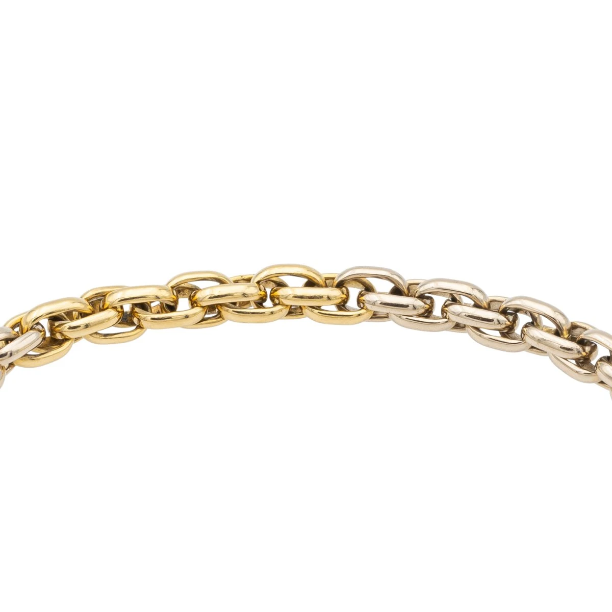 Bracelet Maille Ovale Or Jaune 4 Bracelet Maille Ovale Or Jaune – Image 4