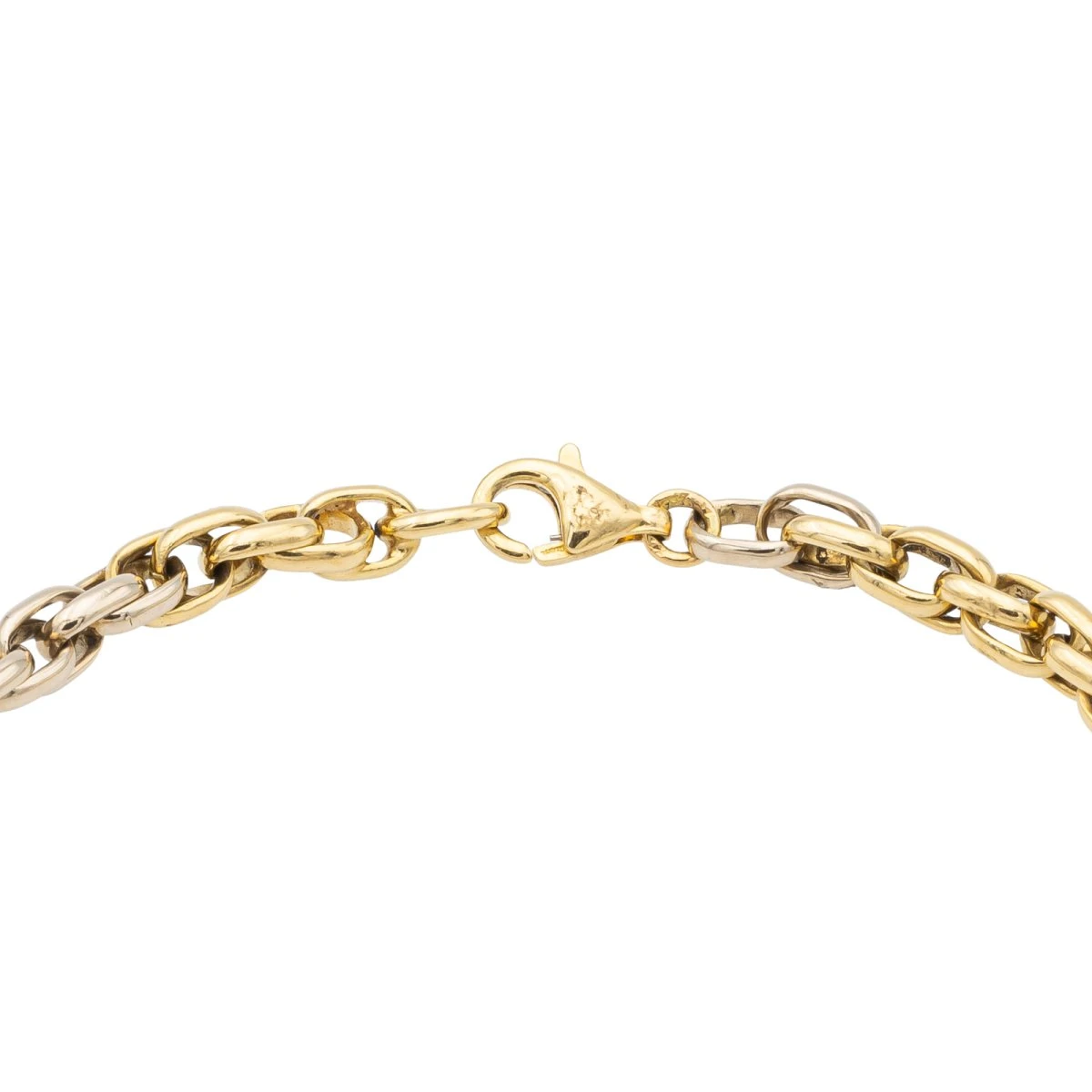 Bracelet Maille Ovale Or Jaune 7 Bracelet Maille Ovale Or Jaune – Image 7