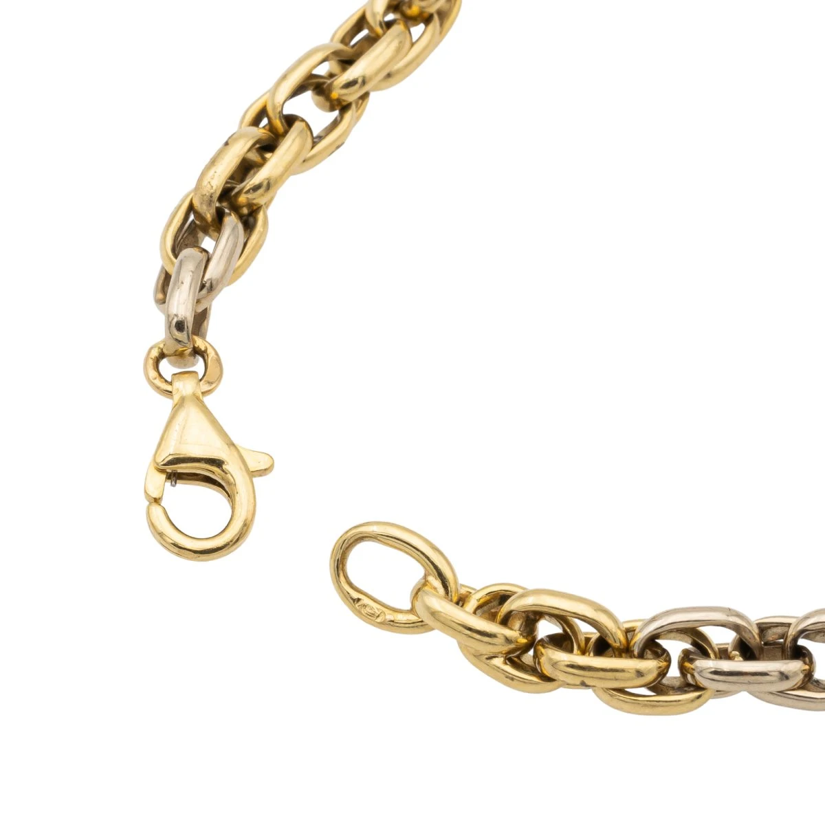 Bracelet Maille Ovale Or Jaune 6 Bracelet Maille Ovale Or Jaune – Image 6