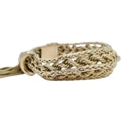 Bracelet Maille PIERRE STERLÉ En Or Jaune