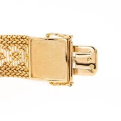 Bracelet Maille Polonaise En Or Jaune -Castafiore Boutique bracelet maille polonaise en or jaune 494192