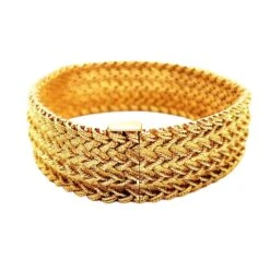 Bracelet Maille Polonaise GAY FRÈRES En Or Jaune -Castafiore Boutique bracelet maille polonaise gay freres en or jaune 722570