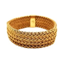 Bracelet Maille Polonaise GAY FRÈRES En Or Jaune