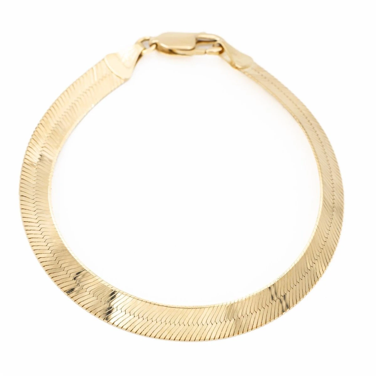 Bracelet Maille Serpent En Or Jaune 1 Bracelet Maille Serpent En Or Jaune