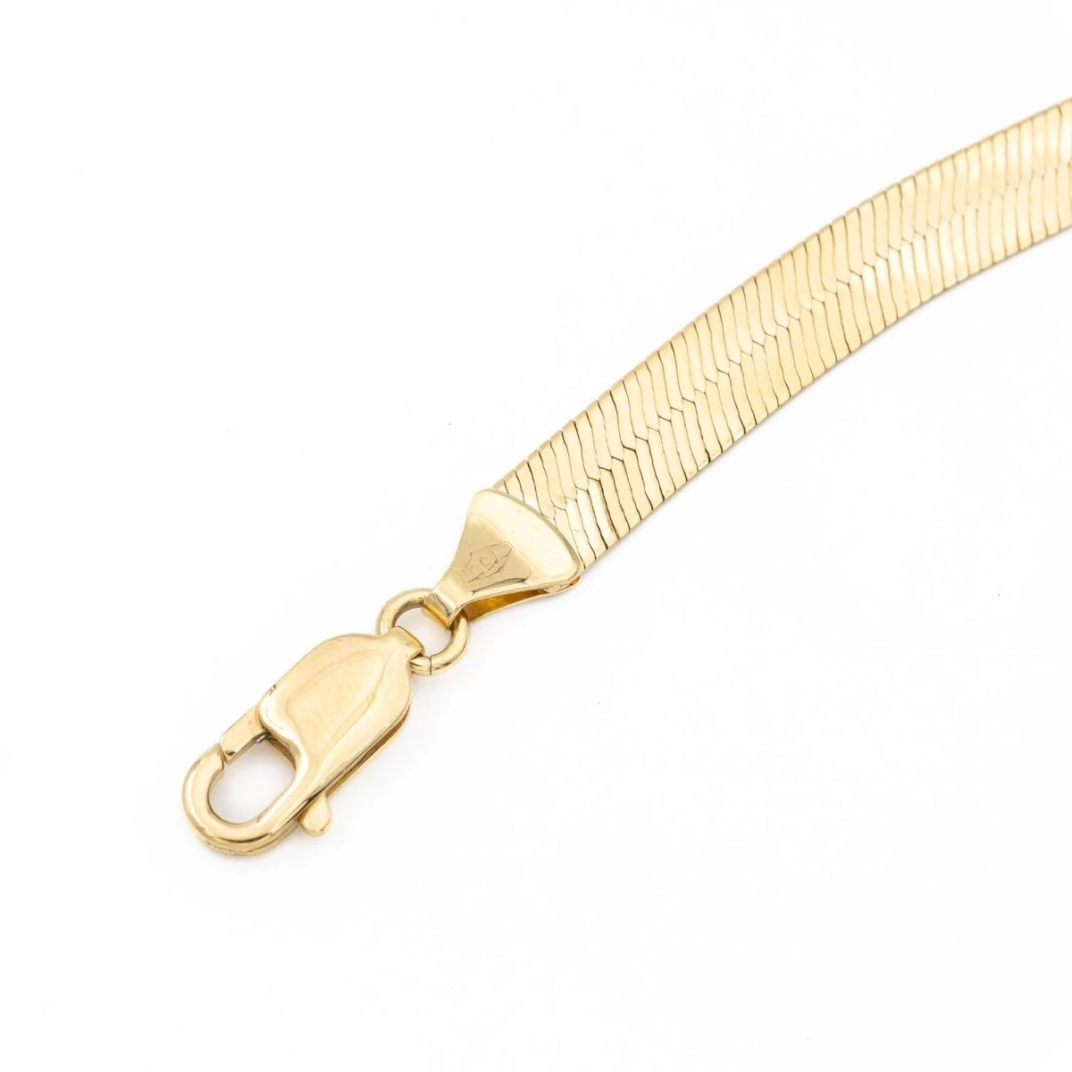 Bracelet Maille Serpent En Or Jaune 3 Bracelet Maille Serpent En Or Jaune – Image 3