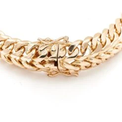 Bracelet Maille Sorcière En Or Jaune -Castafiore Boutique bracelet maille sorciere en or jaune 965503