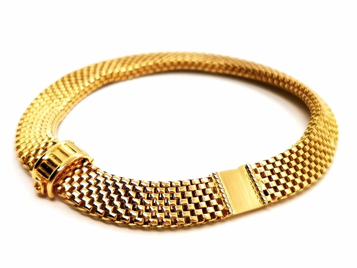 Bracelet Maille Vénitienne En Or Jaune 5 Bracelet Maille Vénitienne En Or Jaune – Image 5