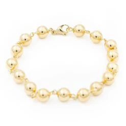 Bracelet Mailles Boules En Or Jaune 10 Bracelet Mailles Boules En Or Jaune -Castafiore Boutique bracelet mailles boules en or jaune 575916