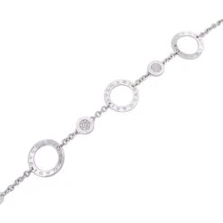 Miller Bracelet Maillons BULGARIen Or Blanc Et Diamants -Castafiore Boutique bracelet maillons bulgari en or blanc et diamants 565722
