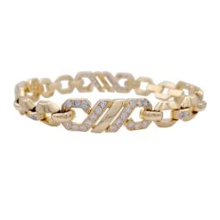 Miller Bracelet Maillons En Or Jaune Et Diamants