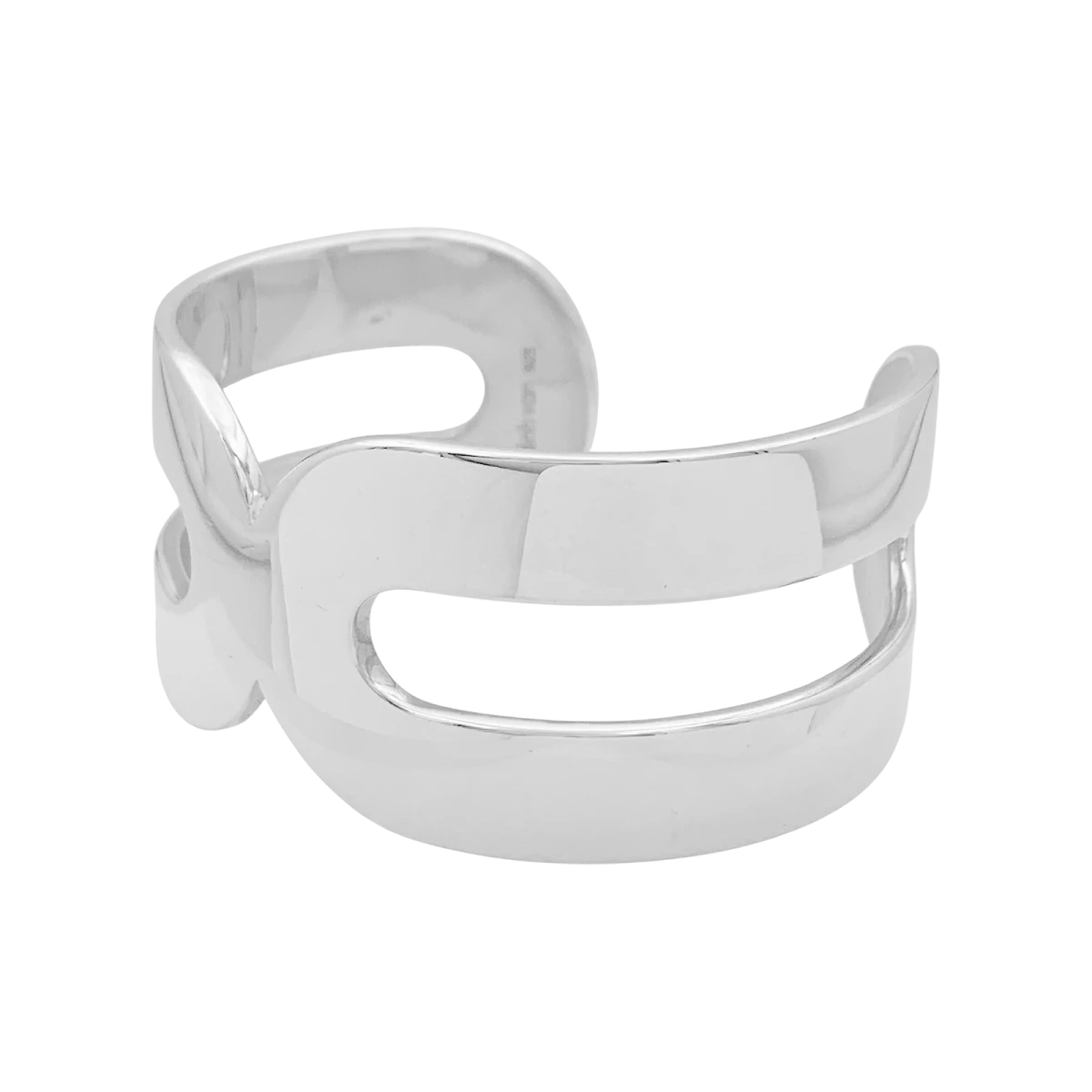 Miller Bracelet Manchette DINH VAN "Maillon XL" En Argent 3 Miller Bracelet Manchette DINH VAN "Maillon XL" En Argent – Image 3