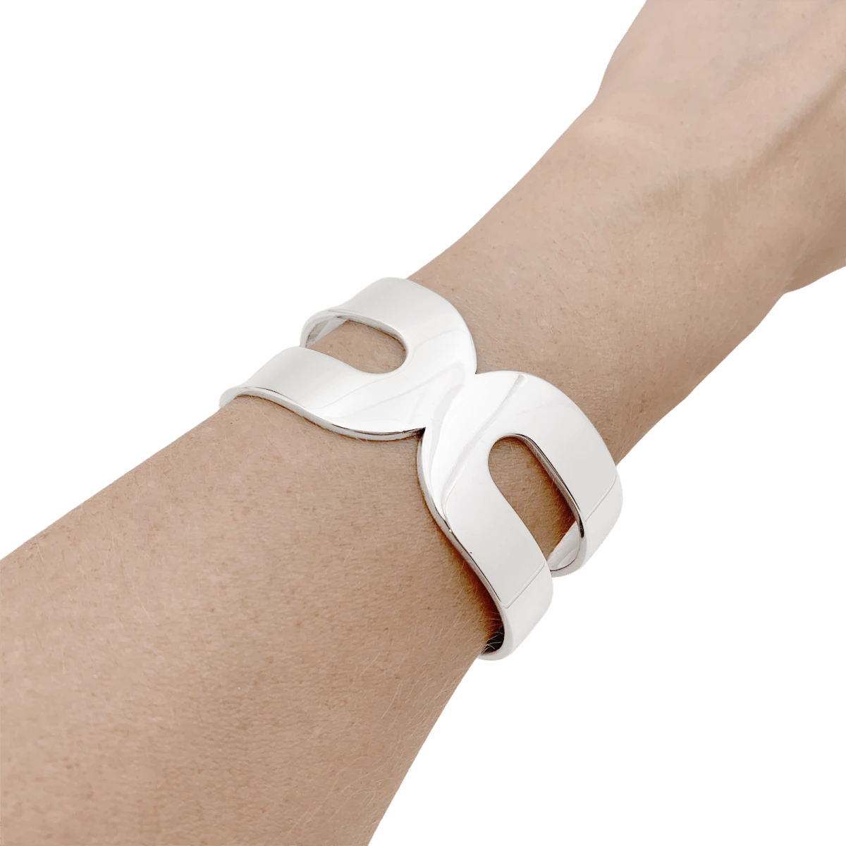 Miller Bracelet Manchette DINH VAN "Maillon XL" En Argent 2 Miller Bracelet Manchette DINH VAN "Maillon XL" En Argent – Image 2