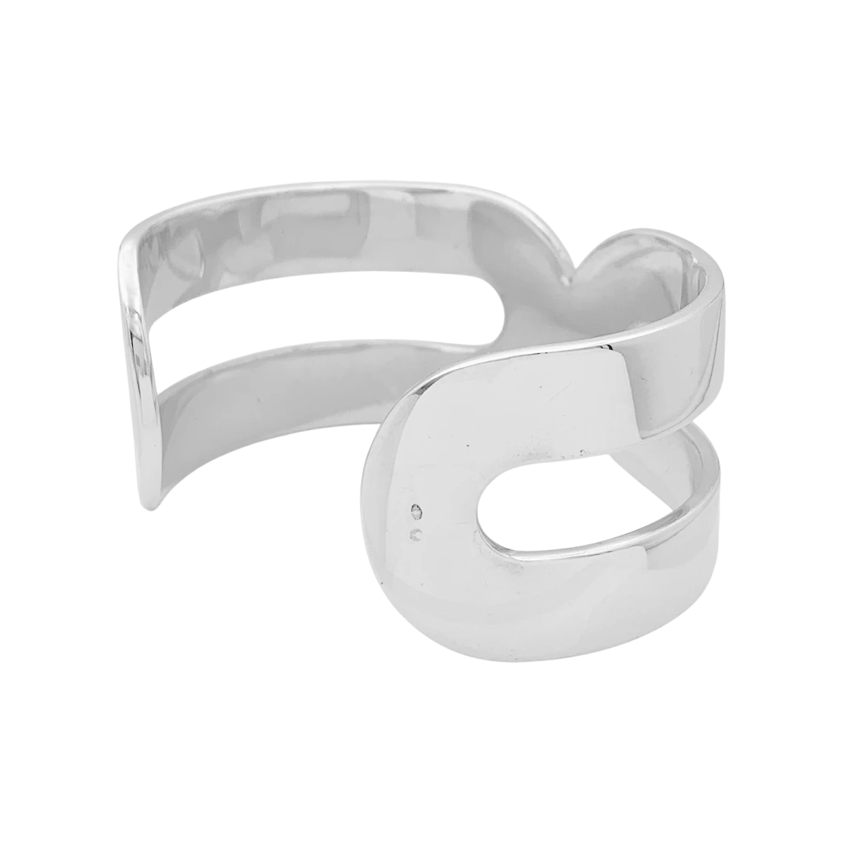 Miller Bracelet Manchette DINH VAN "Maillon XL" En Argent 5 Miller Bracelet Manchette DINH VAN "Maillon XL" En Argent – Image 5