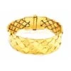 Bracelet Manchette écailles En Or Jaune