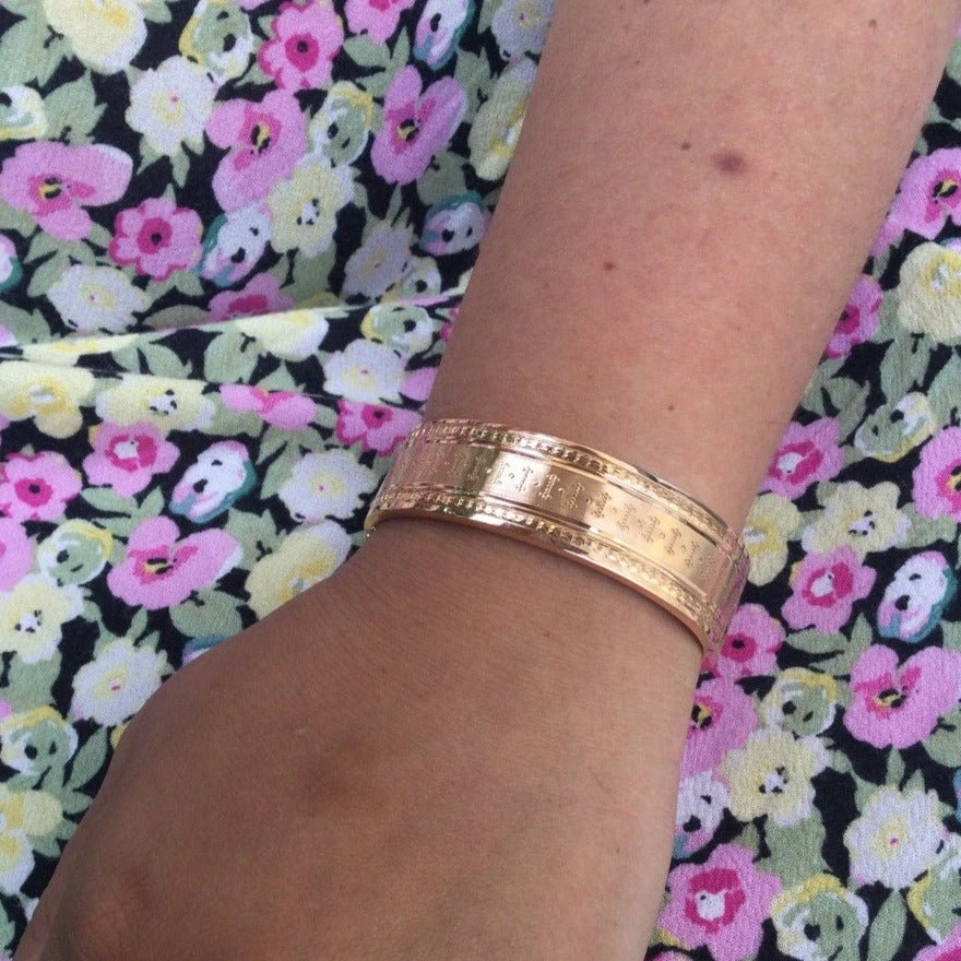 Bracelet Manchette En Or Rose 7 Bracelet Manchette En Or Rose – Image 7