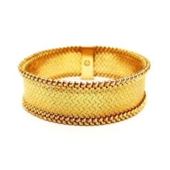 Bracelet Manchette GEORGES LENFANT En Or Jaune