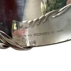 Bracelet Manchette HERMÈS En Argent -Castafiore Boutique bracelet manchette hermes en argent 8611642