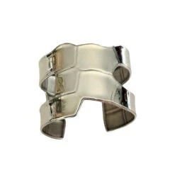 Bracelet Manchette HERMÈS "Niloticus Eclat" En Argent