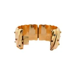 Bracelet Manchette MARCHAK En Or Jaune, Rubis Et Saphirs 8 Bracelet Manchette MARCHAK En Or Jaune, Rubis Et Saphirs -Castafiore Boutique bracelet manchette marchak en or jaune rubis et saphirs 968954