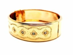 Bracelet Manchette Or Rose Perle -Castafiore Boutique bracelet manchette or rose perle 266746