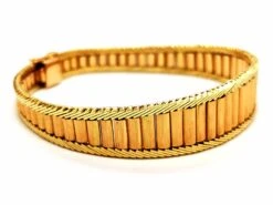 Bracelet Manchette Souple En Or Jaune 19 Bracelet Manchette Souple En Or Jaune -Castafiore Boutique bracelet manchette souple en or jaune 313421