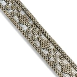 Bracelet Manchette Tissé En Or Blanc 13 Bracelet Manchette Tissé En Or Blanc -Castafiore Boutique bracelet manchette tisse en or blanc 859569