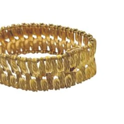 Bracelet Manchettes Libellule En Or Jaune -Castafiore Boutique bracelet manchettes libellule en or jaune 4129991