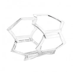 Bracelet Manchette MESSIKA "Arlequin" En Or Blanc Et Diamants -Castafiore Boutique bracelet messika manchette arlequin 699742