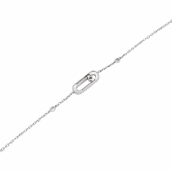 Miller Bracelet MESSIKA, "Move Uno", Or Blanc Et Diamants -Castafiore Boutique bracelet messika move uno or blanc et diamants 633977