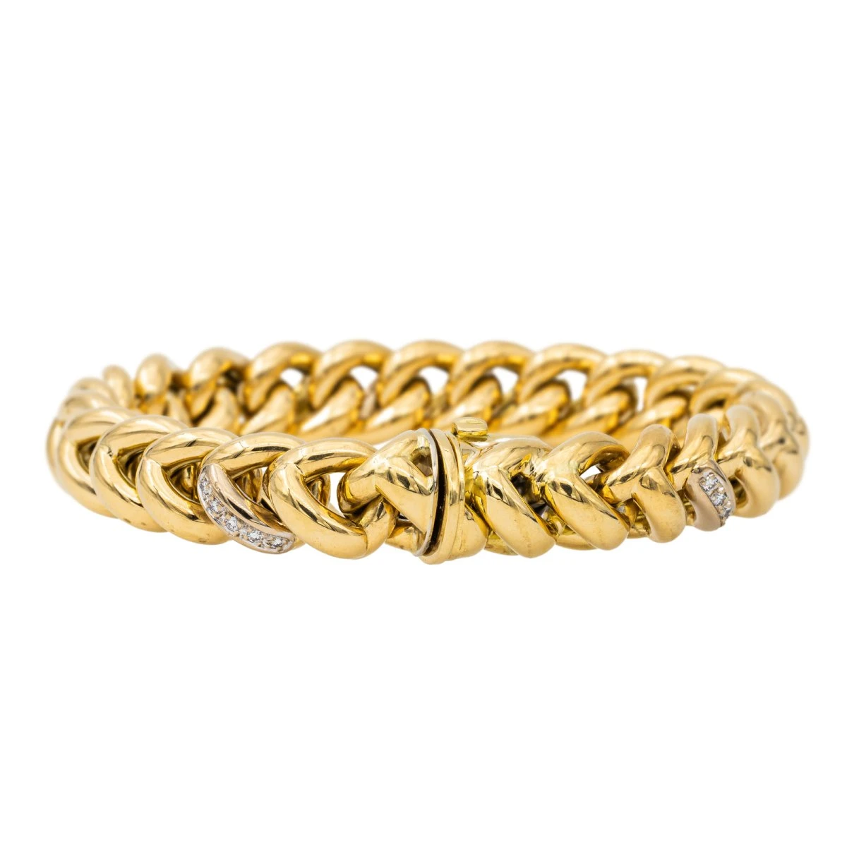 Bracelet Or Jaune Diamant 3 Bracelet Or Jaune Diamant – Image 3