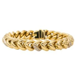 Bracelet Or Jaune Diamant