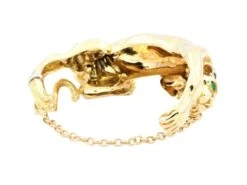 Bracelet Panthère En Or Jaune, Or Blanc, émeraudes Et Diamants 9 Bracelet Panthère En Or Jaune, Or Blanc, émeraudes Et Diamants -Castafiore Boutique bracelet panthere en or jaune or blanc emeraudes et diamants 753910