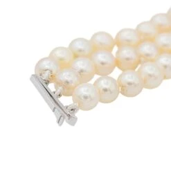 Bracelet Perles Or Blanc Perle -Castafiore Boutique bracelet perles or blanc perle 195026