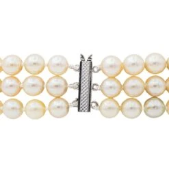 Bracelet Perles Or Blanc Perle -Castafiore Boutique bracelet perles or blanc perle 240565