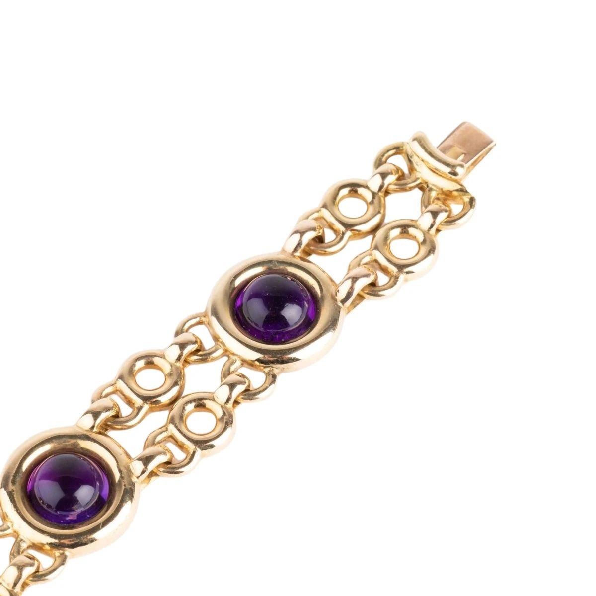 Bracelet POIRAY "Indrani" En Or Jaune Et Améthystes 6 Bracelet POIRAY "Indrani" En Or Jaune Et Améthystes – Image 6