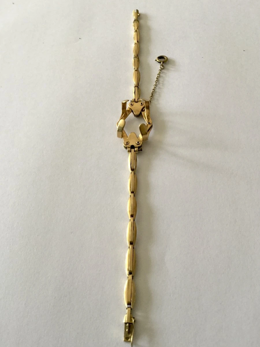 Bracelet Porte-montre Gousset En Or 8 Bracelet Porte-montre Gousset En Or – Image 8