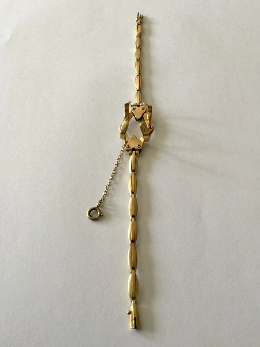Bracelet Porte-montre Gousset En Or 9 Bracelet Porte-montre Gousset En Or – Image 9