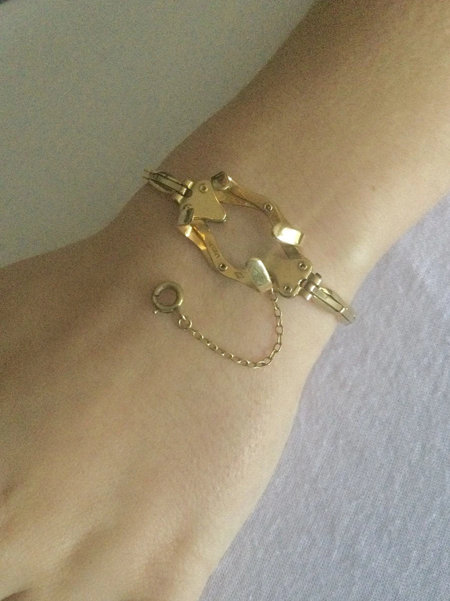 Bracelet Porte-montre Gousset En Or 11 Bracelet Porte-montre Gousset En Or – Image 11